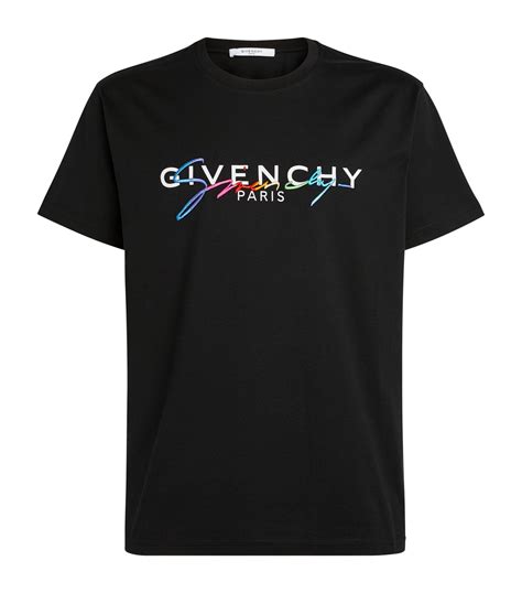 mens black givenchy t shirt|black and white designer shirt.